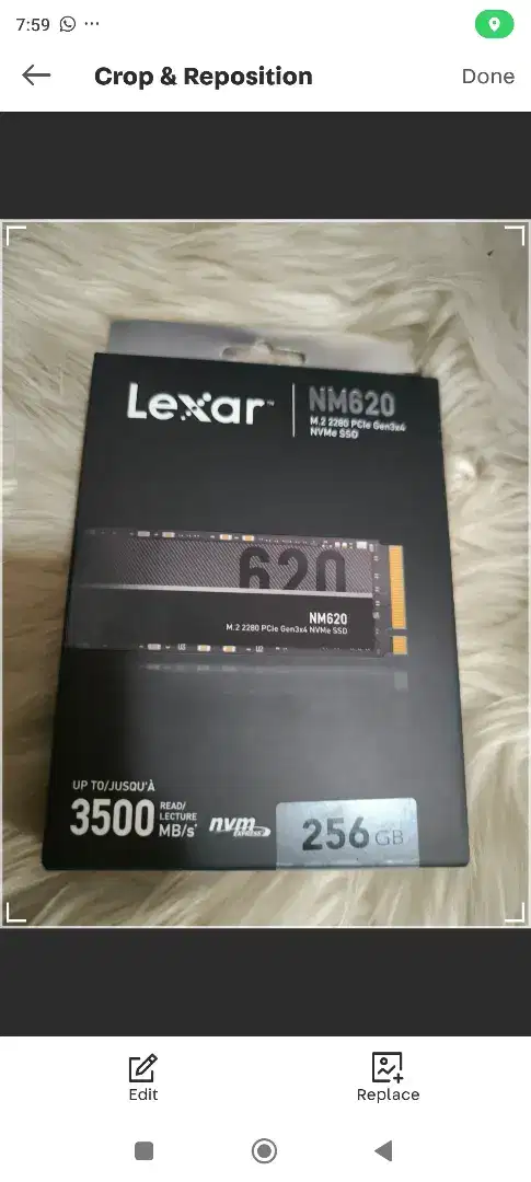 Lexar NM620 M.2 Pcie Gen3 Nvme 2280 256GB - SSD NM 620 M2 256 GB