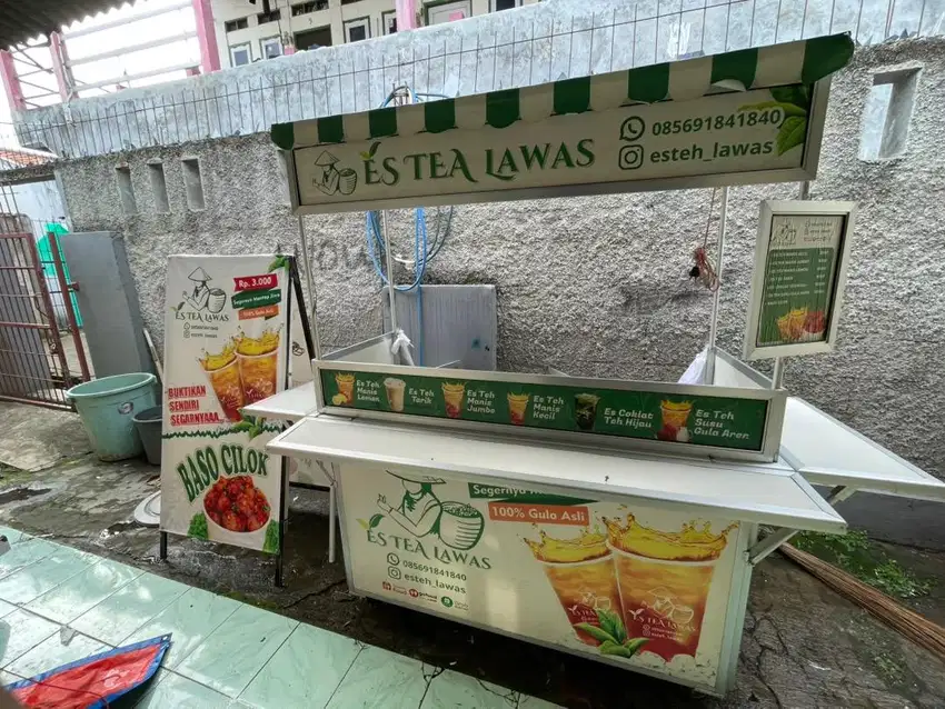 Paket usaha es teh dan baso cilok