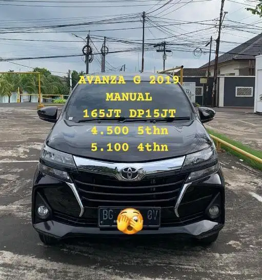 Avanza G 2019 manual