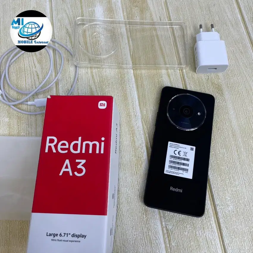 Xiaomi Redmi A3 4/128gb bekas like new resmi fulset