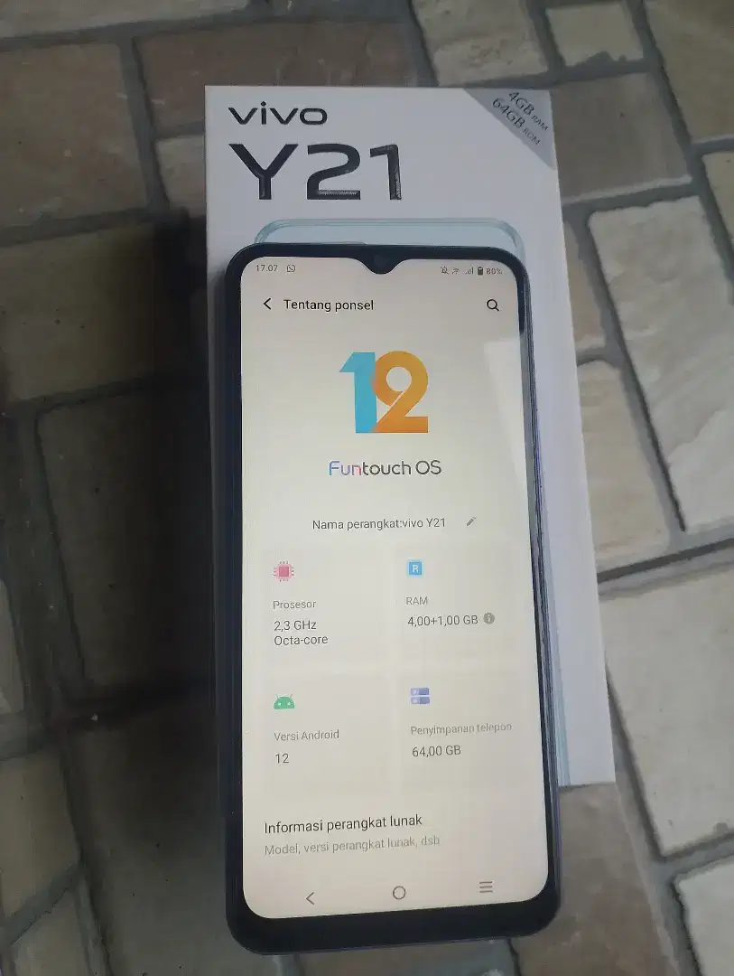 Vivo y 21 second