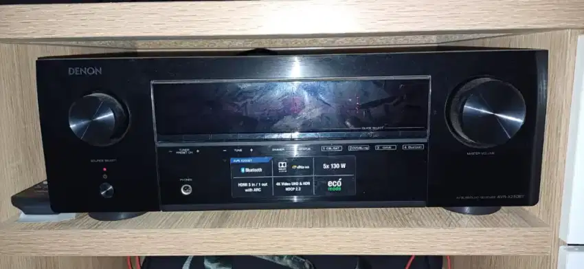 For sale Home theater Denon 5.1 Avr-X250BT + Speaker 5.1 Sys 2020