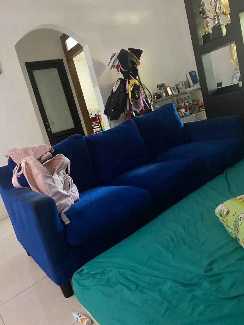 Sofa Biru Bekas