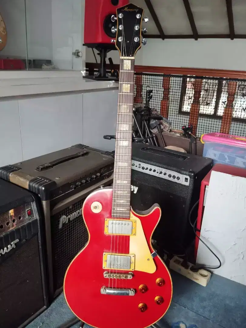 Gitar elektrik merk Harmony (Les paul) Made in jepang