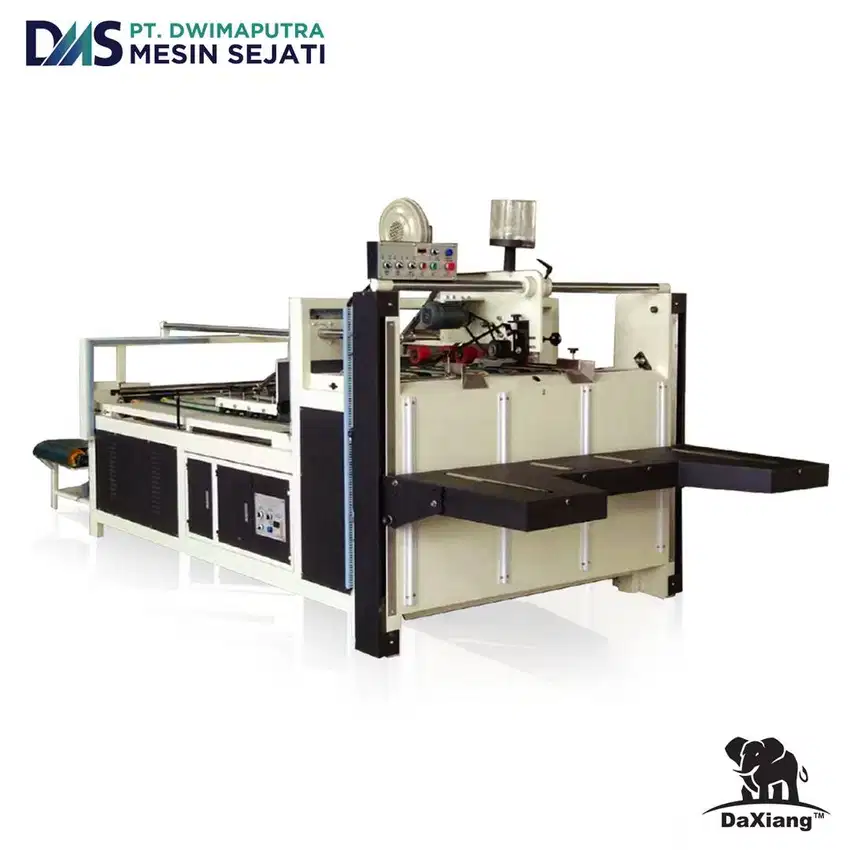 Mesin Lipat dan Lem Karton Box / Semi Automatic Folder Gluer Machine