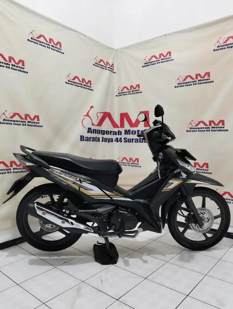 Km 9 Ribu Honda New Supra x 125 F1 tahun 2023 hitam doff