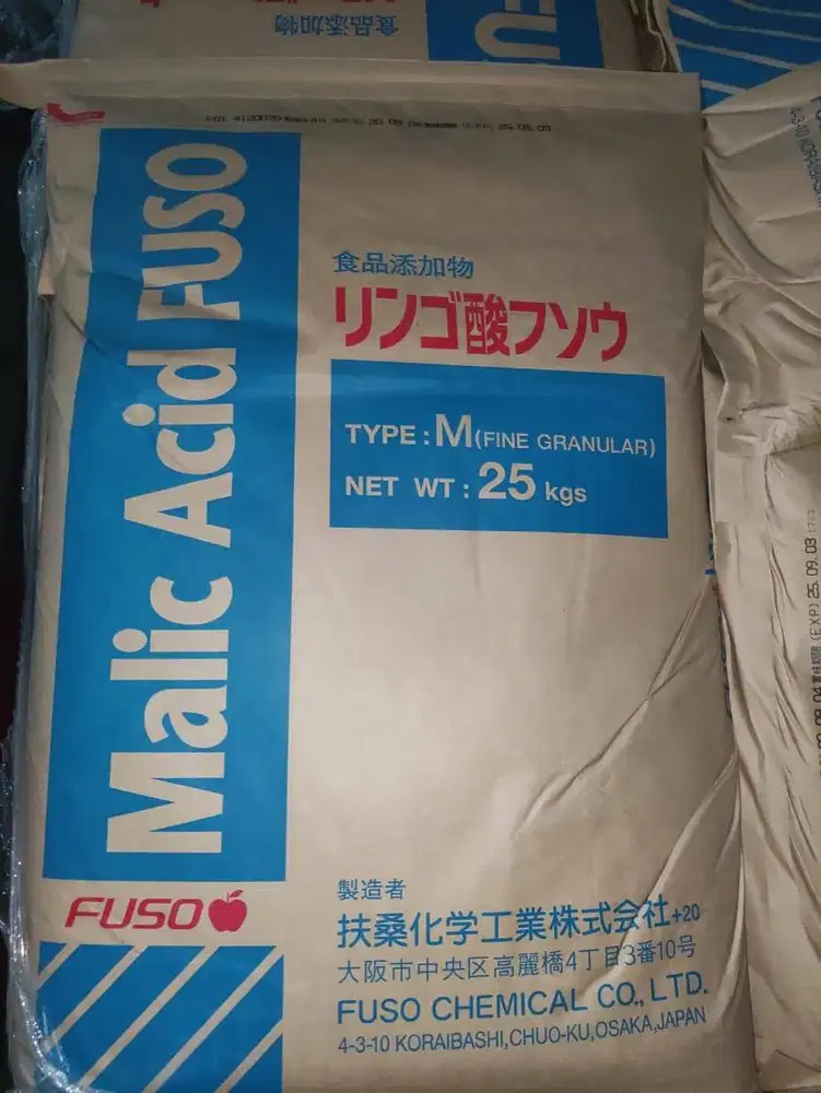 Malic Acid Ex Fuso, Jepang dan Ex Tate & Lyle, USA