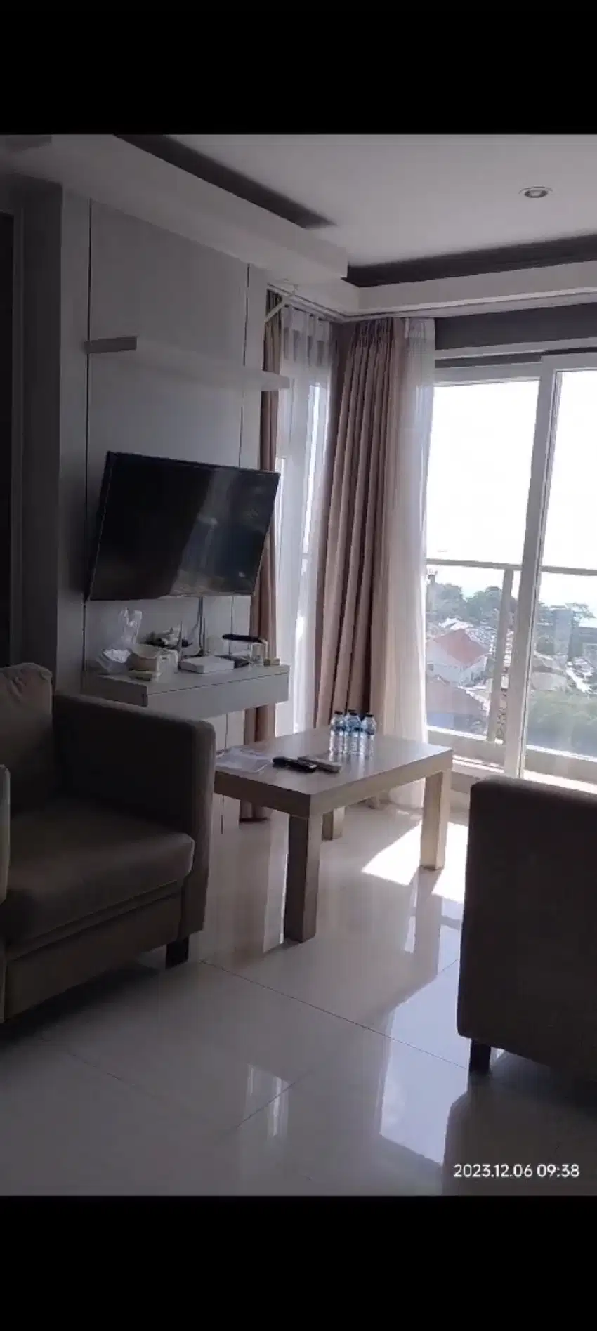 Di sewakan Apartemen Penta City BSB view pantai 3 kmr Fully Furnish