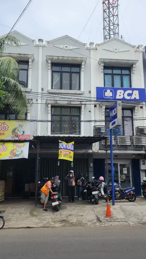 Sewa ruko 3 lt karawaci, strategis murah jalan besar komersil