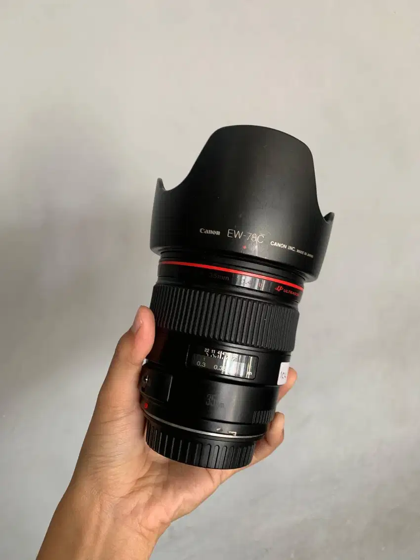 DIJUAL LENSA CANON 35MM F1.4 L USM