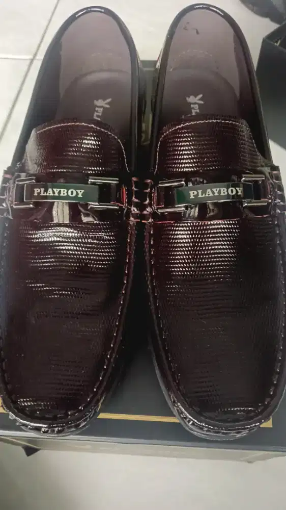 Sepatu playboy asli original hitam