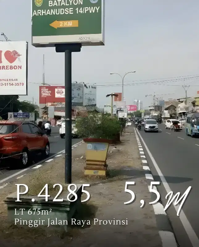 Tanah Poros Jalan Murah Cirebon Jabar