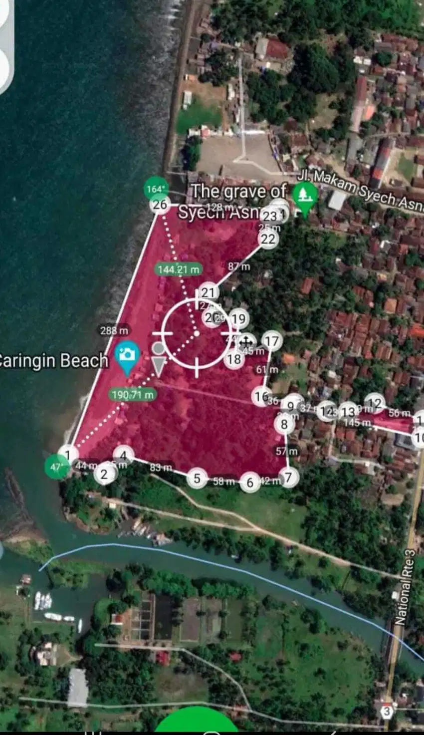 Dijual Tanah di Caringin, Kec. Labuan, Kab. Pandeglang, Banten