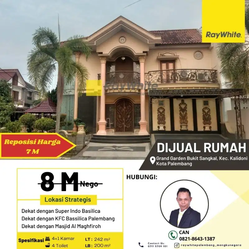 DIJUAL RUMAH GREN GARDEN PALEMBANG