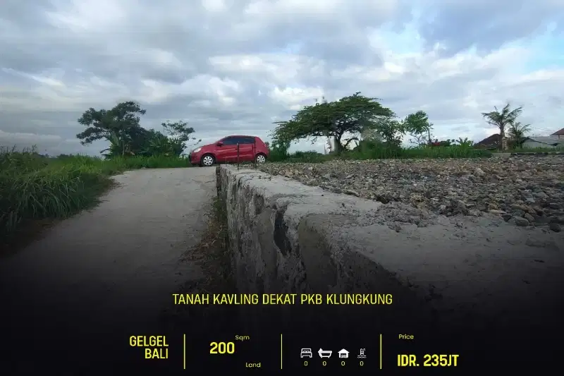 TANAH KAVLING DEKAT PKB KLUNGKUNG BALI