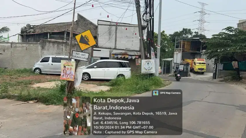 Dijual tanah cocok untuk usaha depan jalan raya hidup