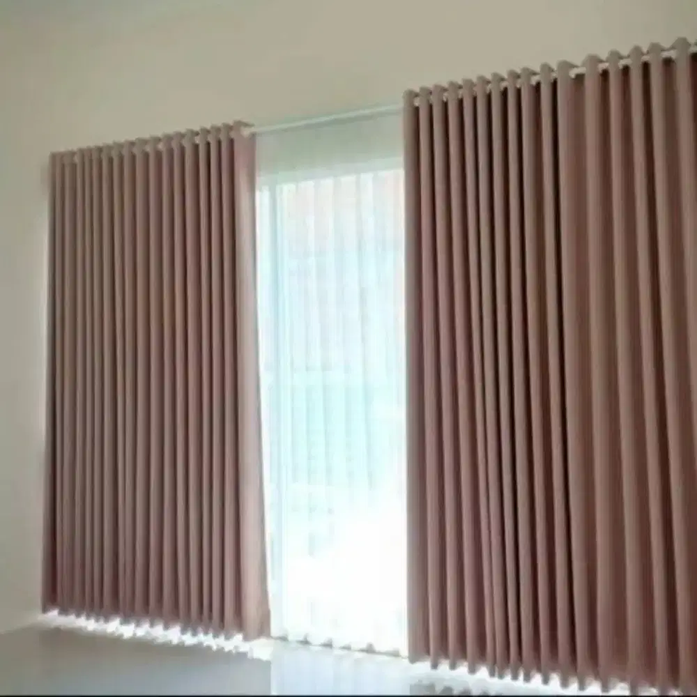 Jual tirai jendela gordyn hordeng gorden wallpaper dinding rollblind v