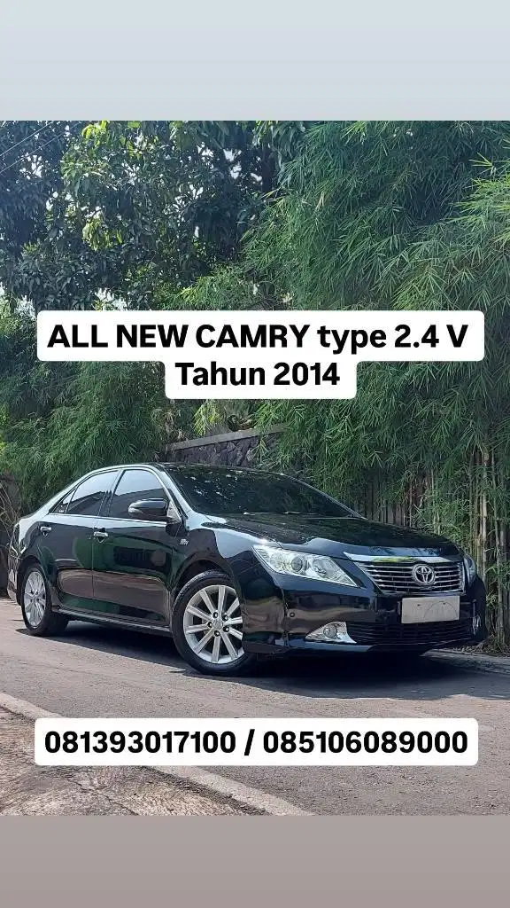 ALL NEW CAMRY type 2.4 V Automatic
Tahun 2014 , KM 80 Ribuan