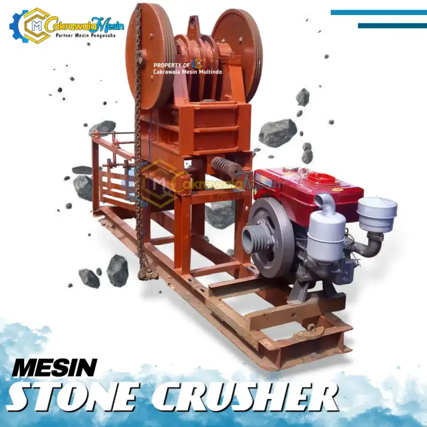Mesin Stone Crusher (Mesin Pemecah/Penghancur Batu)