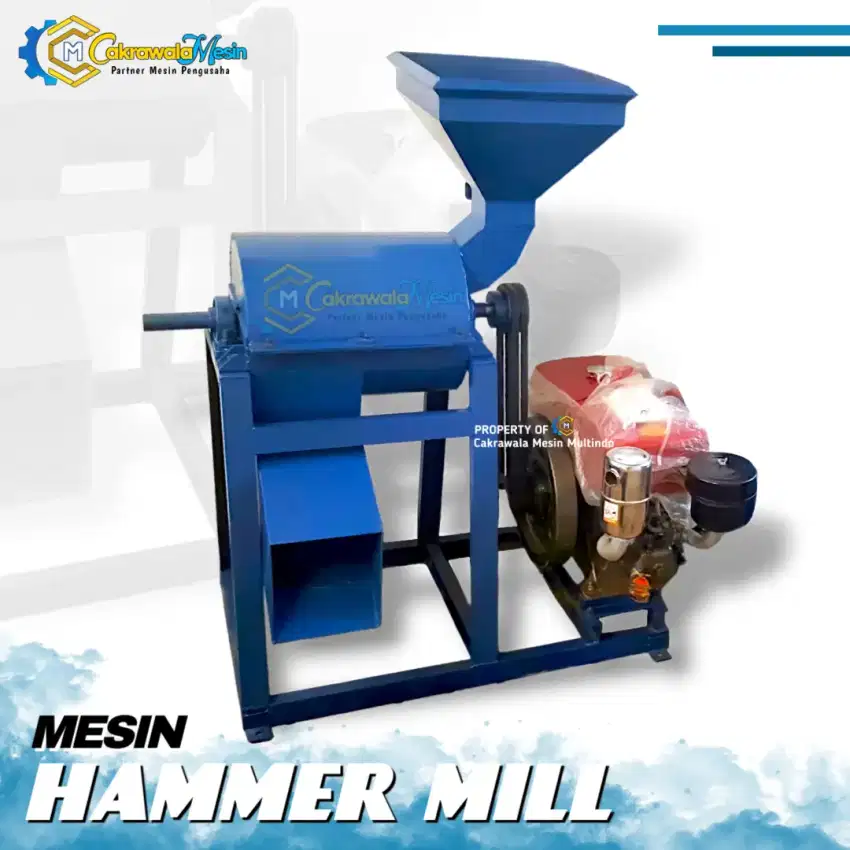 Mesin Hammer Mill / Hummer Mill Penepung Serbaguna