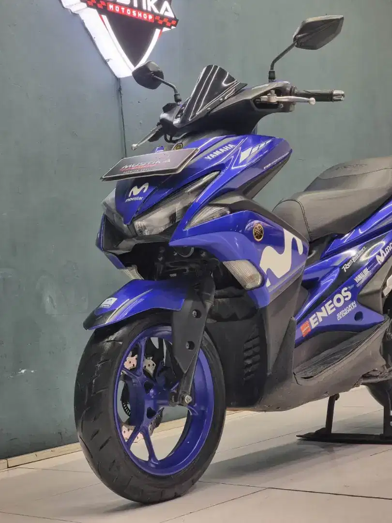 Perfect Condition!!Yamaha Aerox Movistar 2018 N Asli Mulus-Mustika