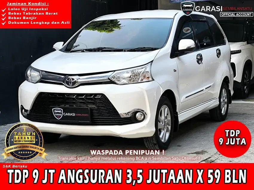 TDP 9 jt) TOYOTA AVANZA VELOZ 1.3 AT TAHUN 2015 FACELIFT