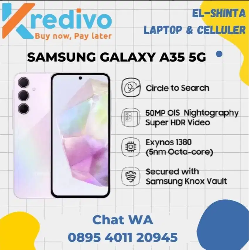 Kredit Hp Samsung A35 5G Tanpa DP