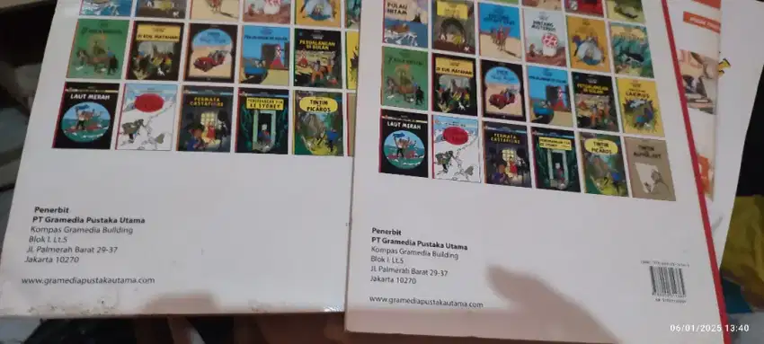 Buku LEGENDARIS TINTIN masih bagus dewasa anak