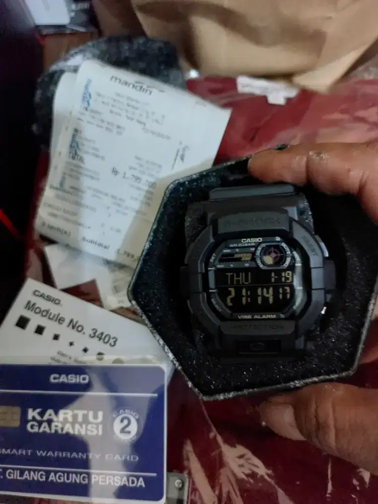 CASIO G-SHOCK GD 3501 BDR Hitam