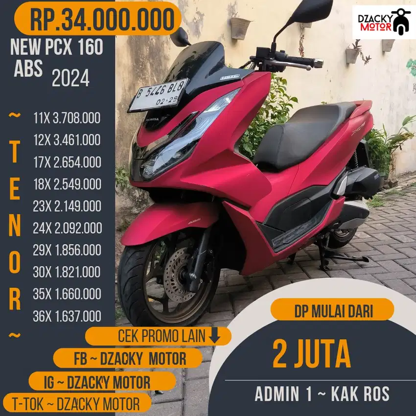 NEW PCX 160 ABS JUAL CASH CREDIT NN DP MULAI 2JTAAN