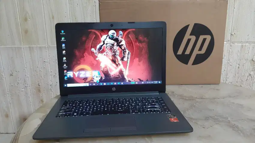 Laptop HP14 AMD Ryzen 3 Ram 8GB ssd Nvme 256GB HDD 500GB   Backlit