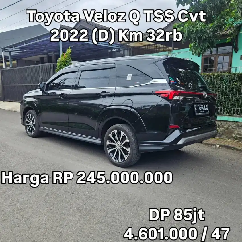 Antik km 32rb.. Toyota Veloz Q TSS 2022 (D)