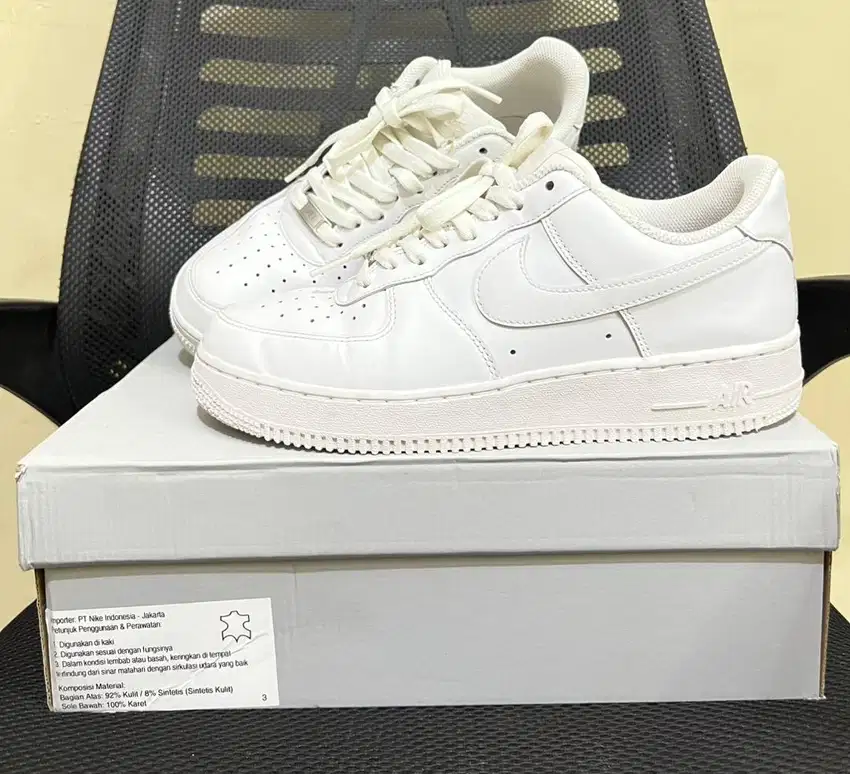 Nike Air force 1 Af 1 size 41 white BELI DI MALL