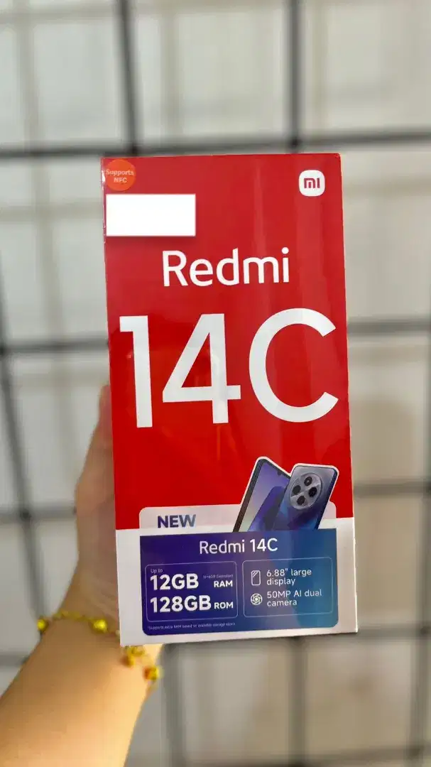 PROMO GEDEN XIAOMI REDMI 14C RAM 6+6/128 NEW SEGEL GARANSI RESMI ‼️