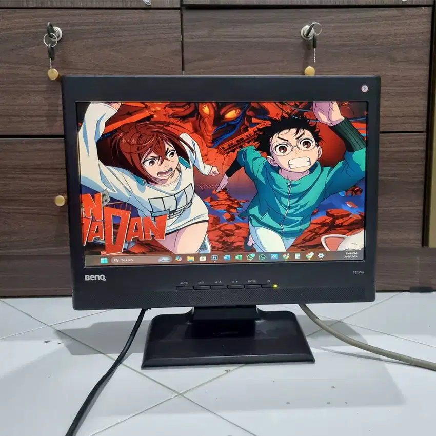 LCD Monitor BenQ 16inch Normal tinggal pakai