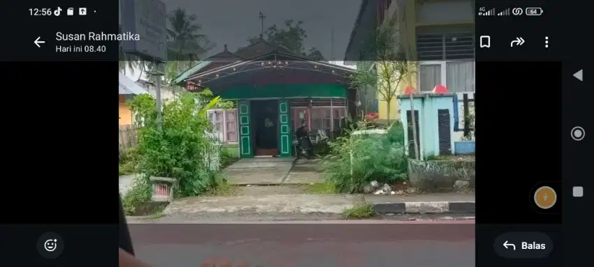 Rumah lama hitung tanah