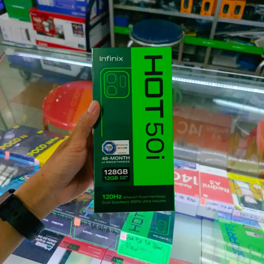 Infinix Hot 50i ram 6/128gb New segel garansi resmi bisa TT Kredit