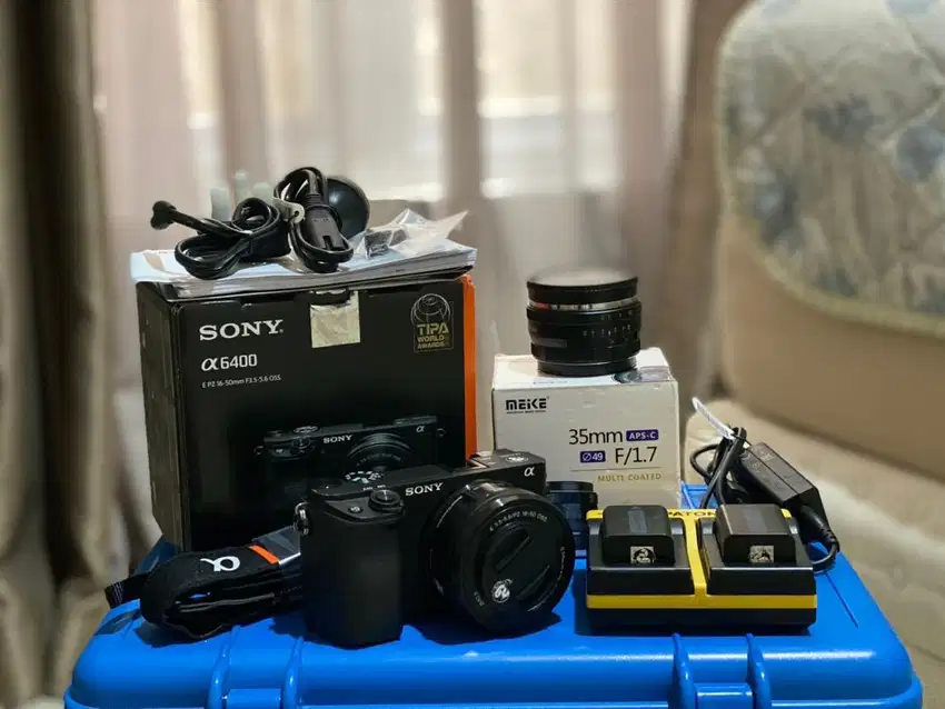 Kamera Sony a 6400 Fullset seperti BARU