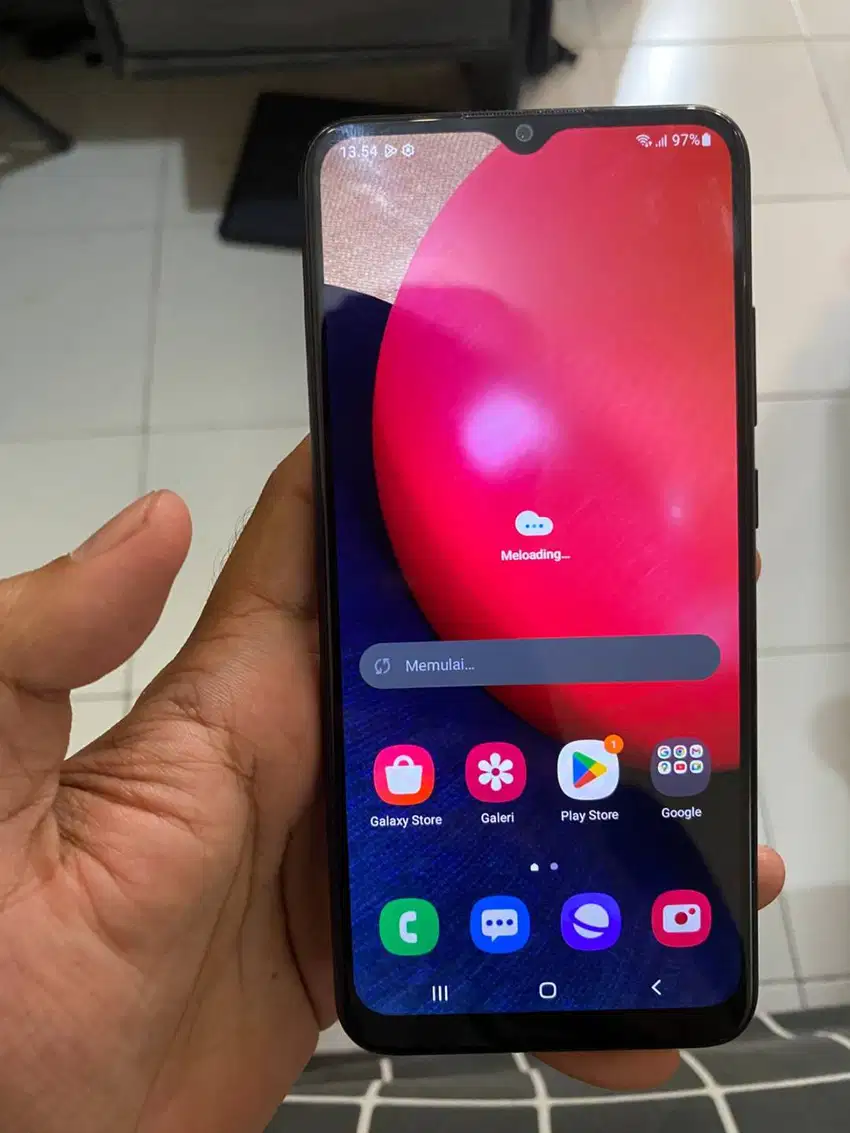 SAMSUNG A02S RAM 3/32GB MULUS LENGKAP EX SEIN