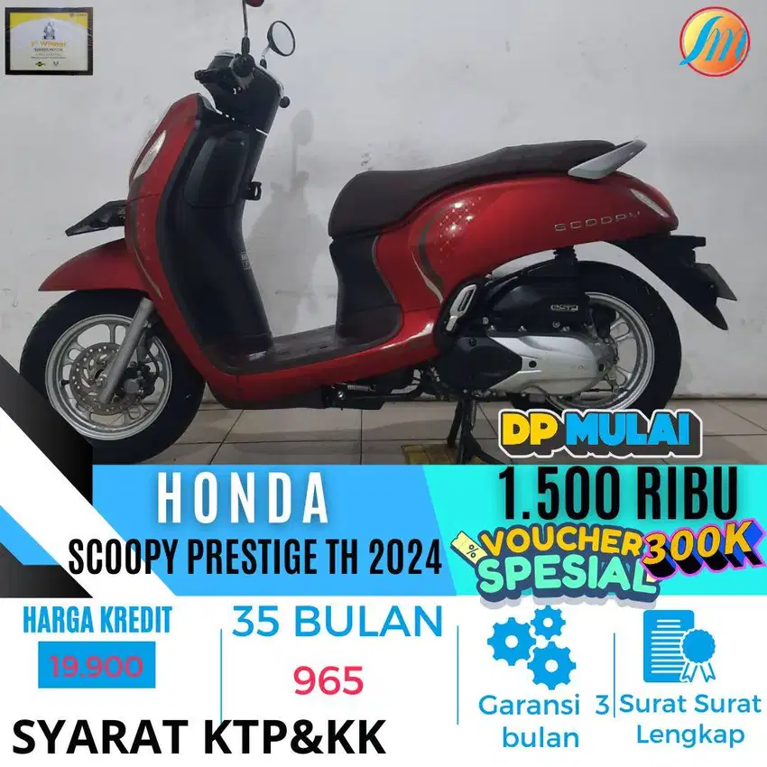 SCOOPY PRESTIGE JUAL CEPAT CASH&KREDIT FREE VOUCHER 300K