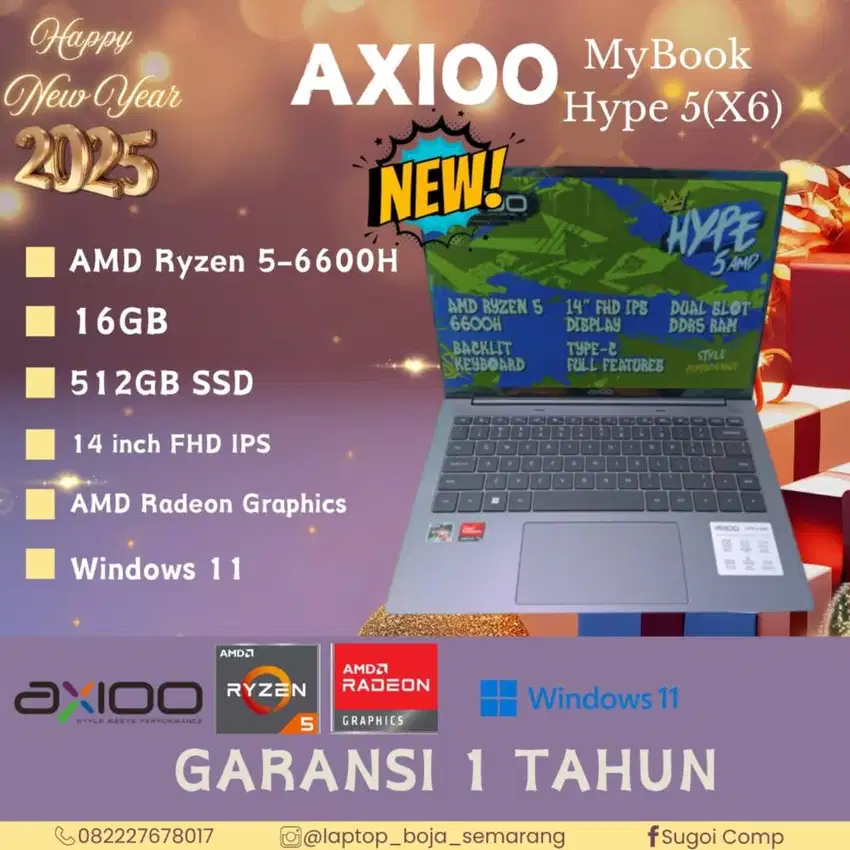 TERMURAH Axioo Mybook 5(x6) *garansi resmi 1 tahun*