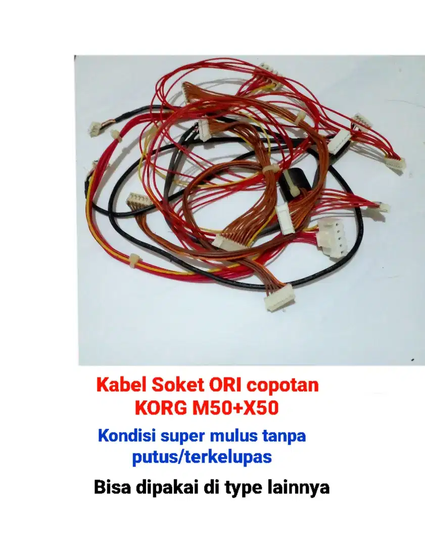 Kabel Soket keyboard Korg X50+M50 ORI copotan murah