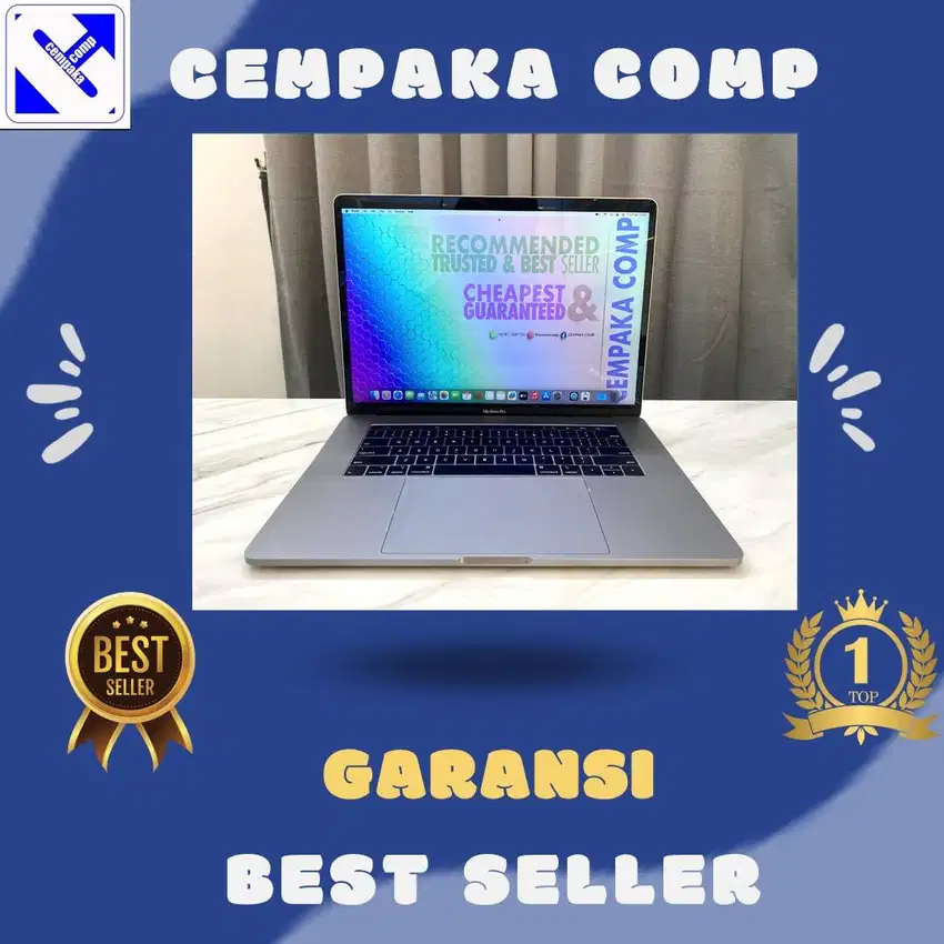 Promo MacBook Pro Retina 15 2018 Core i7 16GB 256GB Dual VGA Garansi