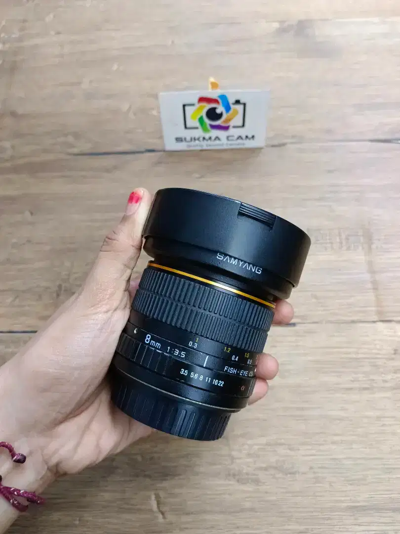 LENSA SAMYANG 8MM FOR CANON