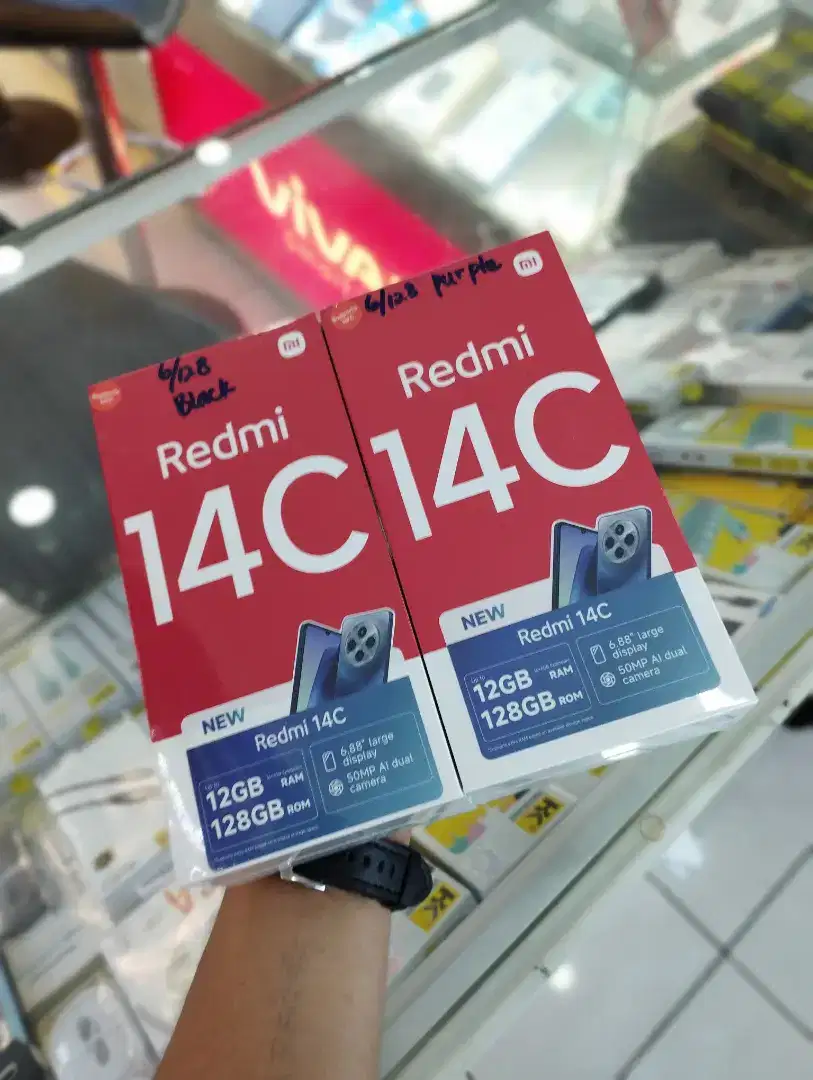 NEW REDMI 14C 6 128 GARANSI RESMI