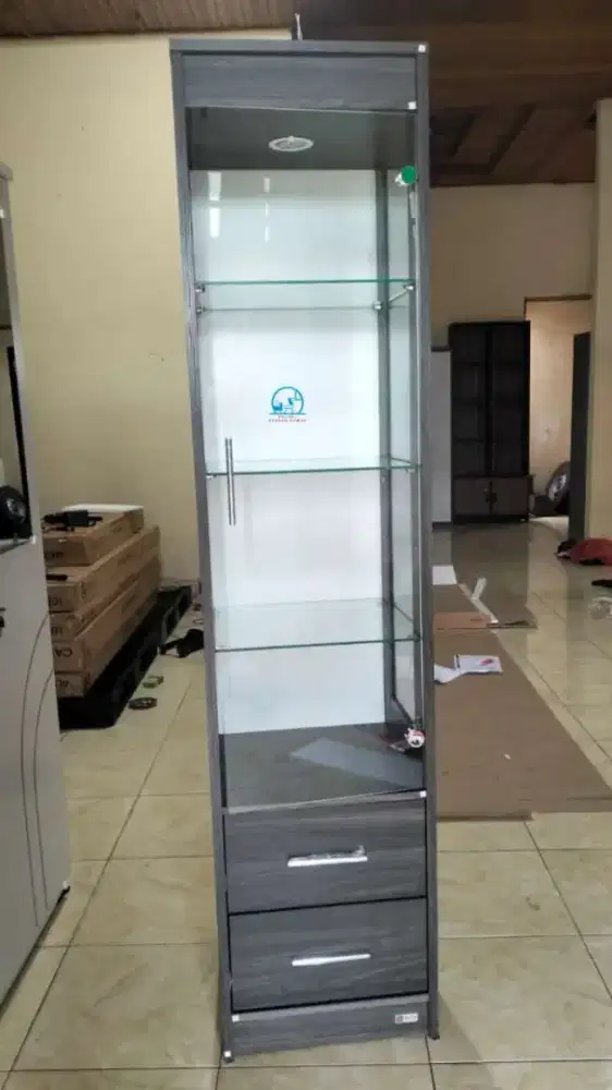 Lemari hias 1 pintu estetik