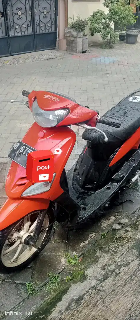 Mio sporty ..warna merah marun