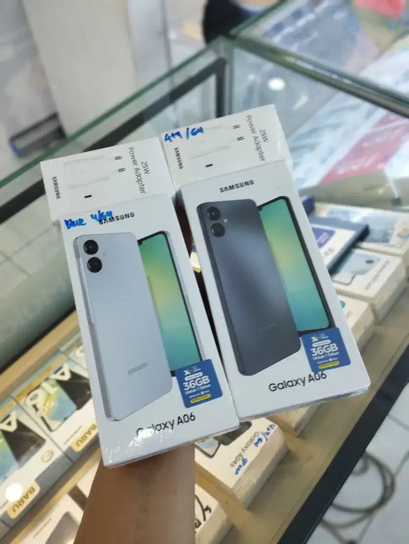 NEW SAMSUNG A06 4/64 GARANSI RESMI