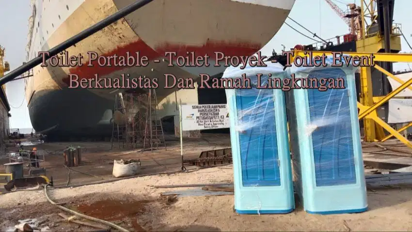 Toilet Portable ,Closet Jongkok/ Duduk, Toilet Proyek Murah Siap Kirim