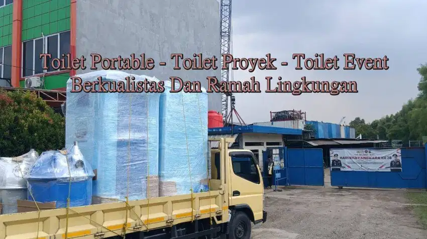 Toilet Portable, Closet Jongkok/ Duduk, Toilet Proyek Toilet Event har